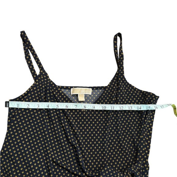 NWOT- MICHAEL Michael Kors - Printed Side-Tie Sleeveless Jumpsuit - Size L - Picture 3 of 7